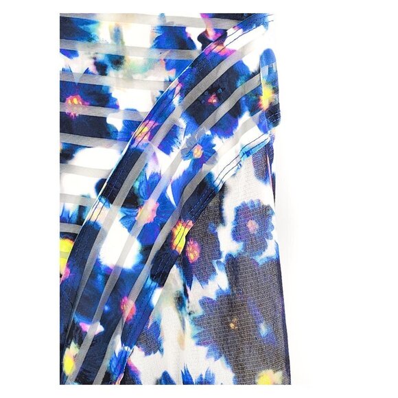 FUZZI Jean Paul Gaultier Floral Asymmetric Hem Midi Dress - Picture 5 of 6